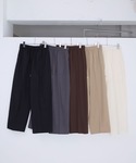 ワイドパンツ スラックス パンツ レディースの詳細画像3