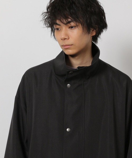 コットンナイロンツイルドット　ポーラレース刺繍スタンドブルゾン LAKOLE｜【セットアップ可】ツイルスタンドブルゾン | Rakuten Fashion