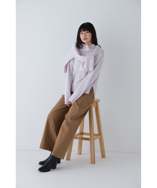 「human woman」 長袖ニット MEDIUM ブルー レディース_画像8