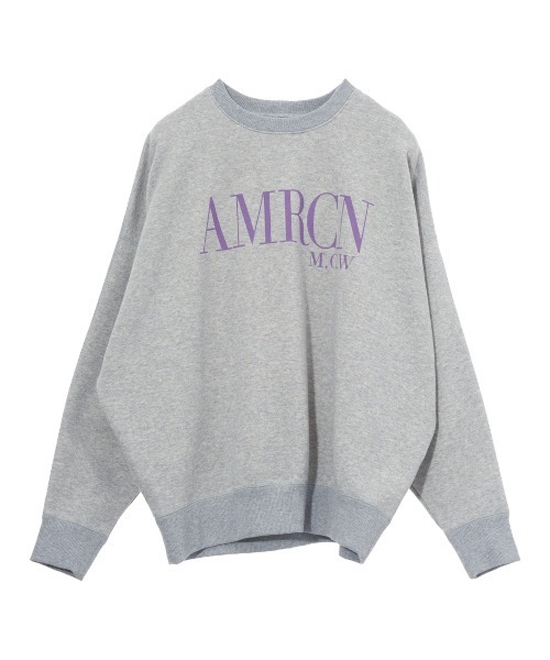 「MICA&DEAL」 スウェットカットソー「AMERICANAコラボ」 FREE ネイビー レディース