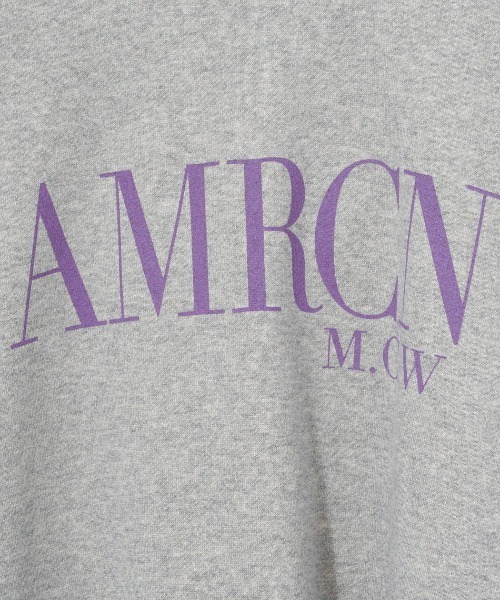 「MICA&DEAL」 スウェットカットソー「AMERICANAコラボ」 FREE ネイビー レディース