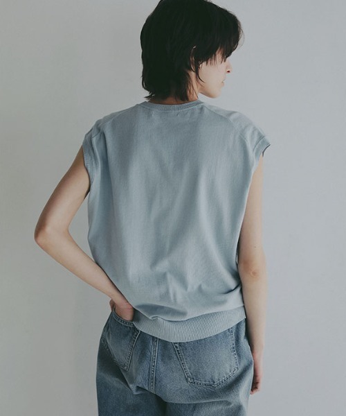 ETRE TOKYO（エトレトウキョウ） ベスト ジレ スヴィンコットンニット