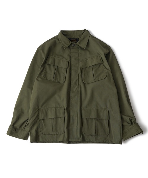 「Subciety」 ジャケット LARGE オリーブ×ブラック メンズの画像