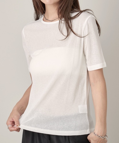 OFROOM tシャツ 半袖 Relax Sheer Short Sleeve Top｜リラックスシアー