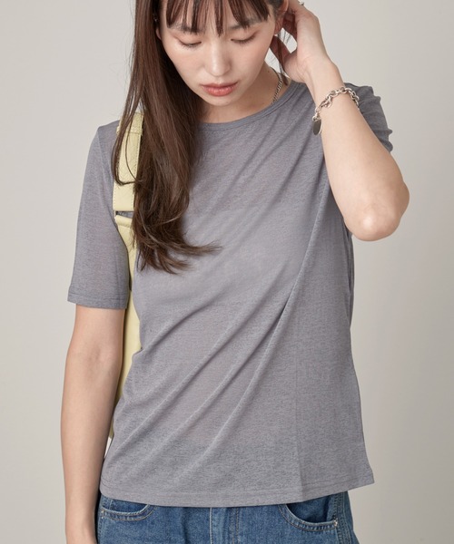 OFROOM tシャツ 半袖 Relax Sheer Short Sleeve Top｜リラックスシアー
