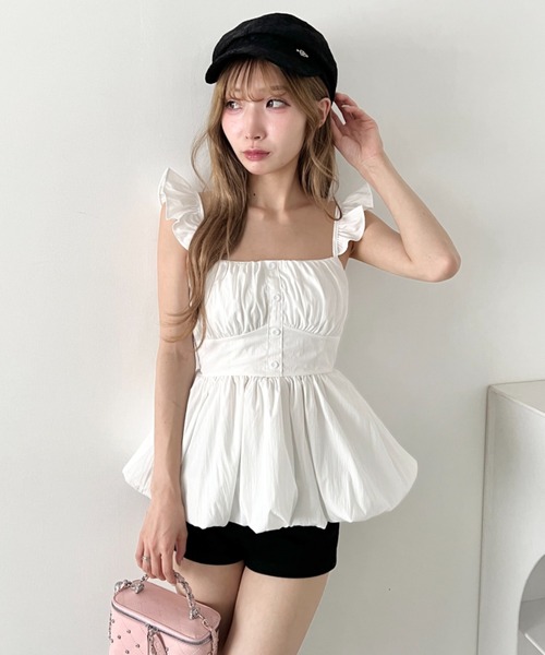 Loueme キャミソール フリルバルーンビスチェ : ZOZOTOWN Yahoo!店