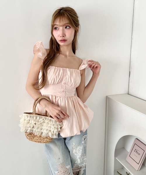 Loueme キャミソール フリルバルーンビスチェ : ZOZOTOWN Yahoo!店