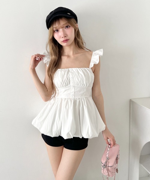Loueme キャミソール フリルバルーンビスチェ : ZOZOTOWN Yahoo!店