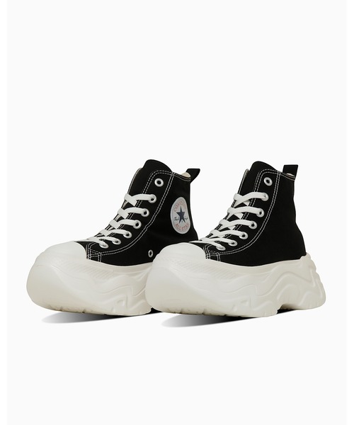 「CONVERSE ALL STAR」 ハイカットスニーカー 4.5 ブラック メンズ_画像4