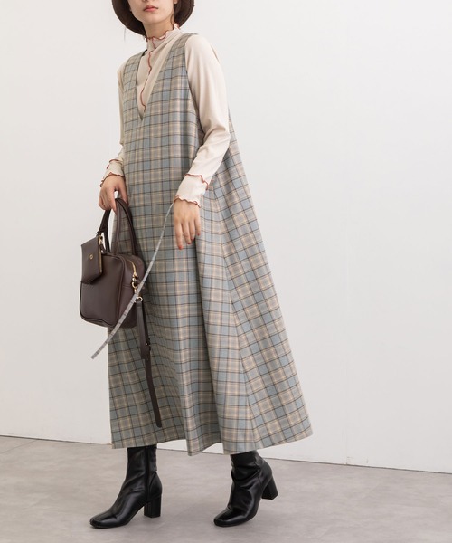 「POU DOU DOU」 ノースリーブワンピース M ブルー レディース_画像2