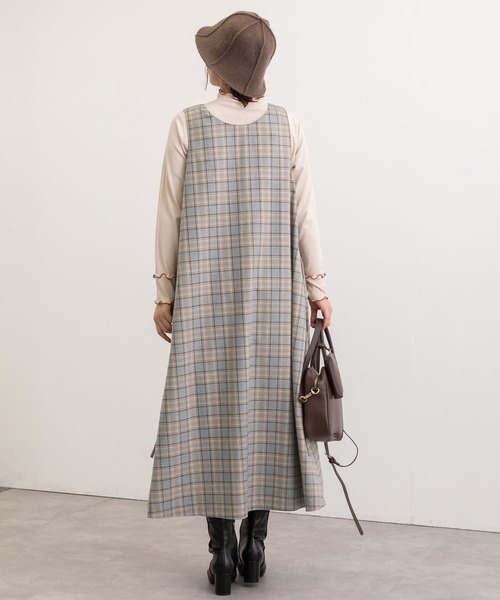「POU DOU DOU」 ノースリーブワンピース M ブルー レディース_画像5