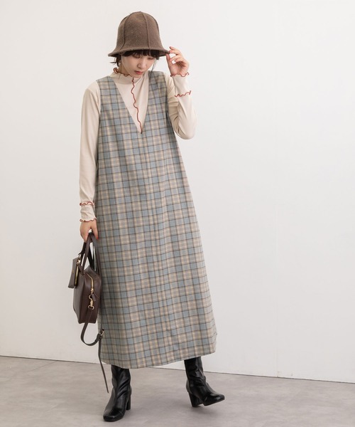 「POU DOU DOU」 ノースリーブワンピース M ブルー レディース_画像7