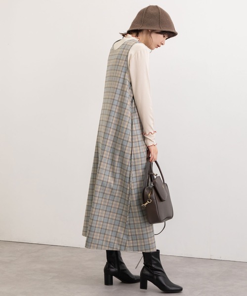 「POU DOU DOU」 ノースリーブワンピース M ブルー レディース_画像8