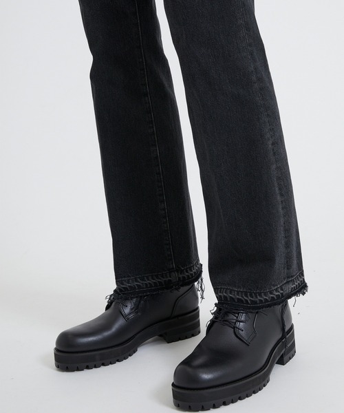 「JIEDA」 ブーツカットデニムパンツ 2 ブラック メンズ_画像8