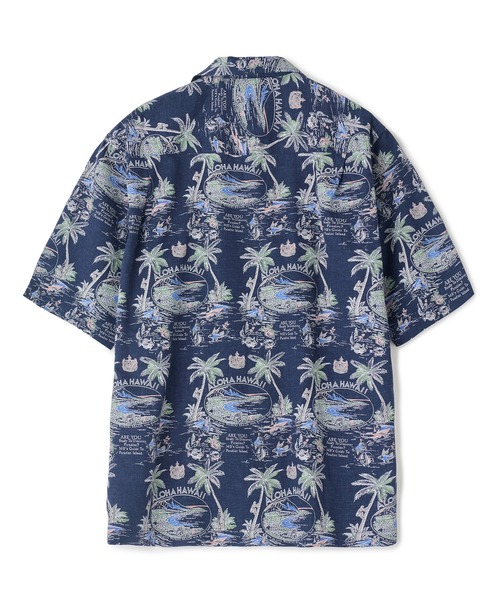 MEN'S BIGI（メンズビギ） アロハシャツ シャツ 半袖 レーヨンリネン