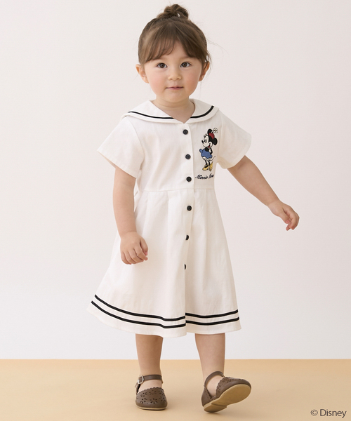 petit main ワンピース 「Disney」セーラーワンピース キッズ 子供服