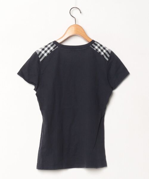 「BURBERRY BLUE LABEL」 半袖Tシャツ 38 ネイビー レディース_画像2