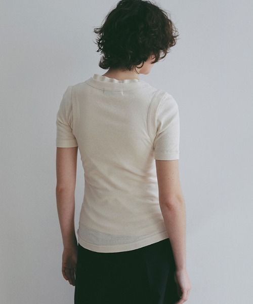 ETRE TOKYO（エトレトウキョウ） tシャツ 半袖 フライスコンパクトTee