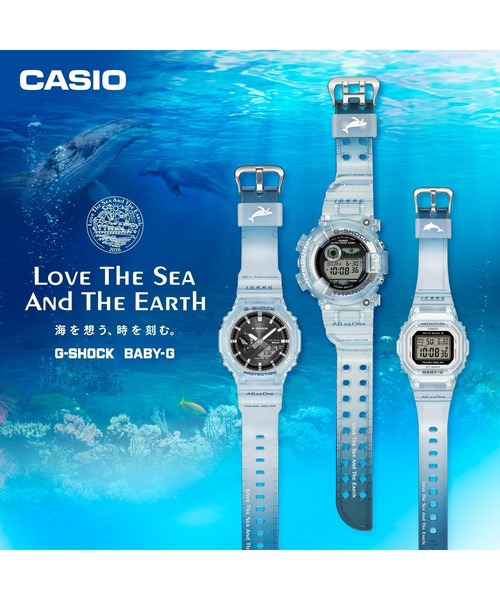 美品 CASIOカシオ メンズ腕時計G-SHOCKデジアナ ブルー箱付き 存在感