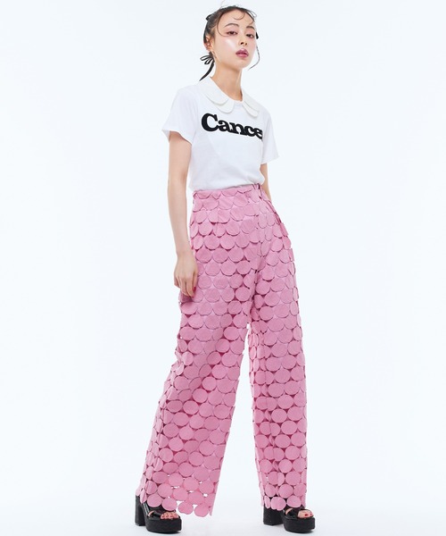 「Narcissus」 半袖Tシャツ FREE ブルー レディース_画像5