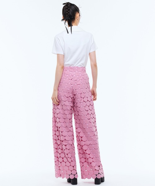 「Narcissus」 半袖Tシャツ FREE ブルー レディース_画像6