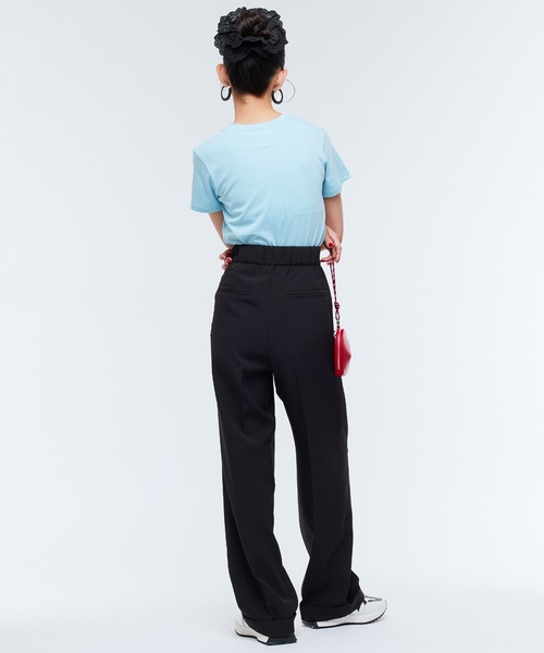 「Narcissus」 半袖Tシャツ FREE ブルー レディース_画像7