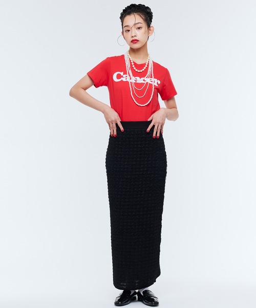 「Narcissus」 半袖Tシャツ FREE ブルー レディース_画像8
