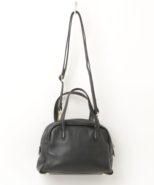 AULENTTI オウレンティ2WAY ミニボストンバッグ ショルダーバッグ　黒 AULENTTI（オウレンティ） 2WAY ミニボストン バッグ - ブラック