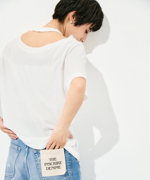 INSCRIRE（アンスクリア） tシャツ 半袖 「INSCRIRE/アンスクリア