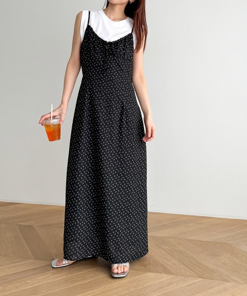 「CANAL JEAN」 ノースリーブトップス ONE SIZE ブラック レディース_画像6
