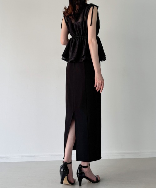 「junoah」 コンビワンピース SMALL ライトベージュ レディース_画像8