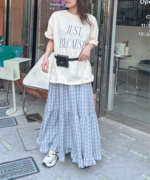 「PILIT」 ロングスカート MEDIUM ブルー レディース_画像3