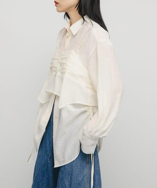 「KBF」 長袖ブラウス ONE ベージュ系その他 レディース_画像5