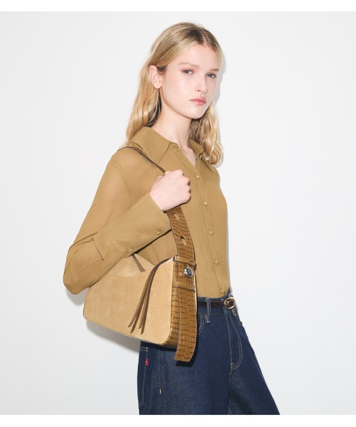 TORY BURCH（トリーバーチ） ショルダーバッグ バッグ ロミー スエード 