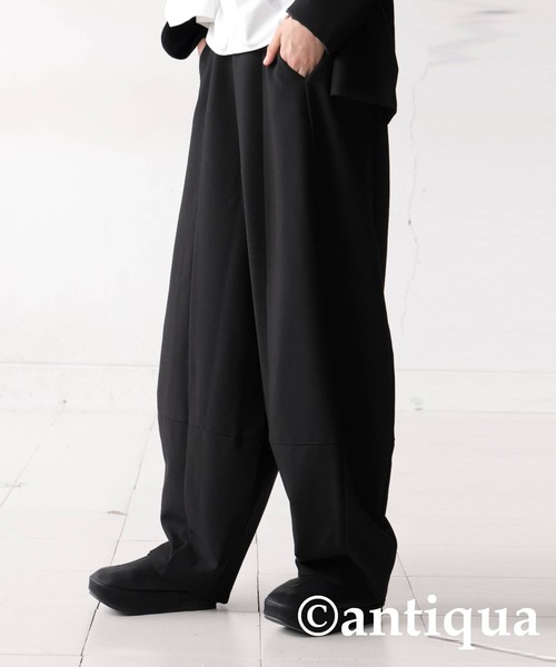 「antiqua」 パンツ ONESIZE ブラック レディース_画像8