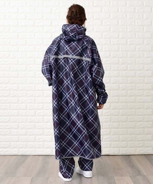 Lace Ladies レインコート カッパ 軽量クリアバイザー付きレイン