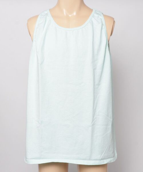 GU⭐️ビジュー付きタンク／モスグリーンＬ Goodwear タンクトップ 「MADE IN USA」TANK TOP/ メンズ