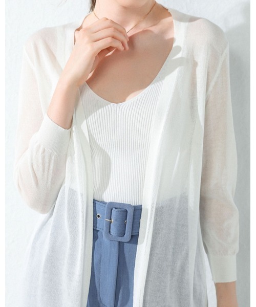 【超美品】ファビアナ フィリッピ 6万 麻混カーディガン 超美品】ファビアナ フィリッピ 6万 麻混カーディガン