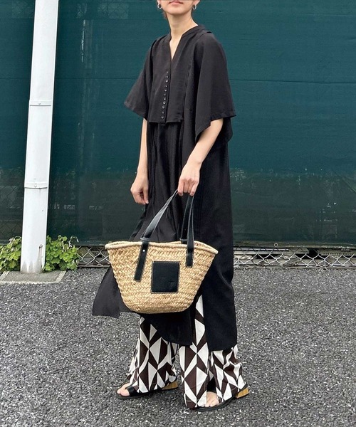 カゴバッグ　the store by c COMMON WARE かごバッグ カゴバッグ KIS Design:Abaca patch