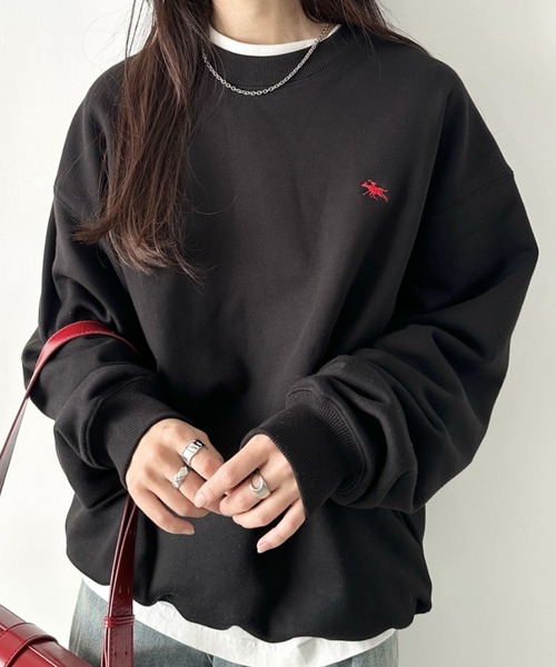 トレーナー スウェット POLO CHAMPS/ポロチャンプス 別注 ワンポイント