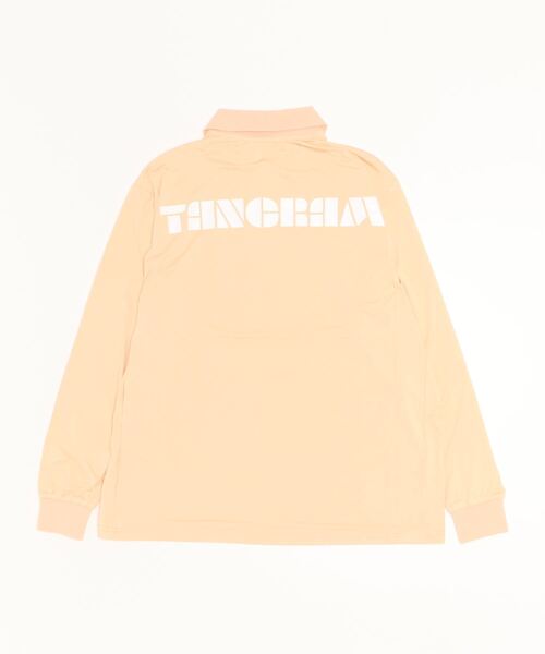 TANGRAM ポロシャツ　Sサイズ（ML相当） TANGRAM ポロシャツ ONE SNAP COLOR POLO LONG SLEEVE メンズ
