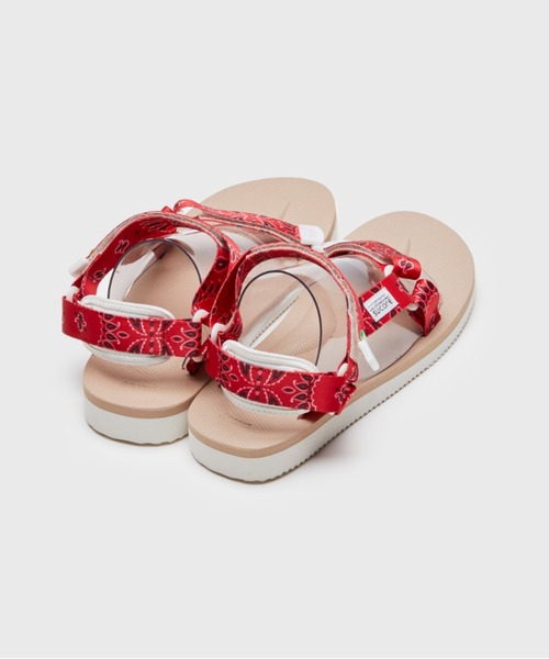 【関税込み】Suicoke レッド＆ベージュ DEPA-Cab-PT05 サンダル suicoke サンダル DEPA-Cab-PT05 - Red x Beige メンズ