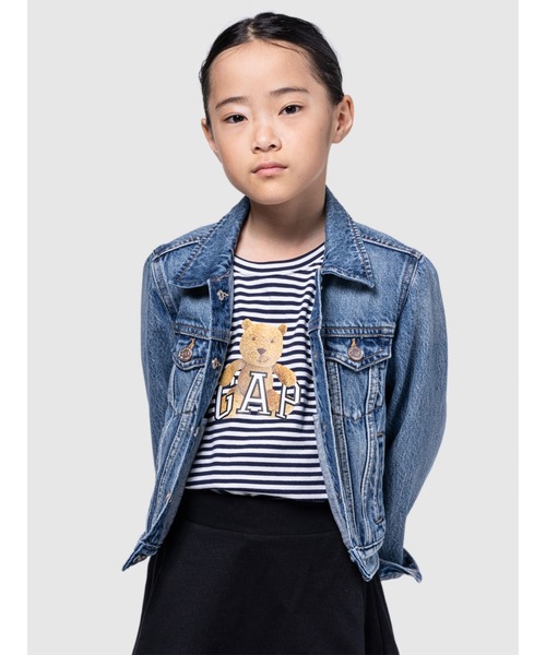 GAP デニムジャケット アウター ウォッシュウェル アイコン