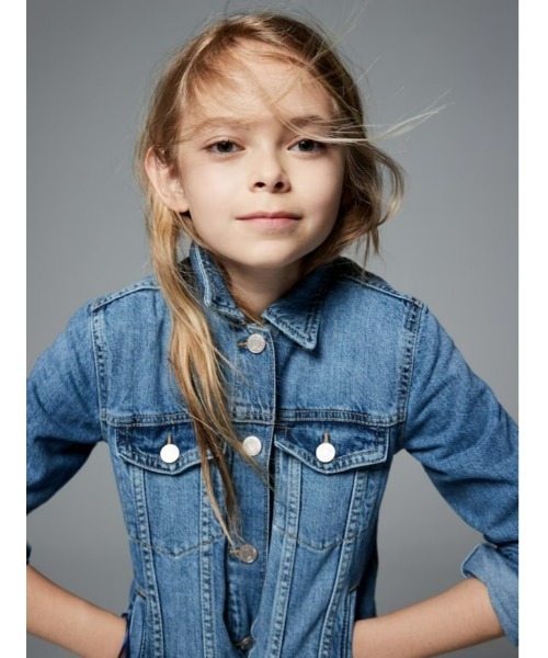 GAP デニムジャケット アウター ウォッシュウェル アイコン