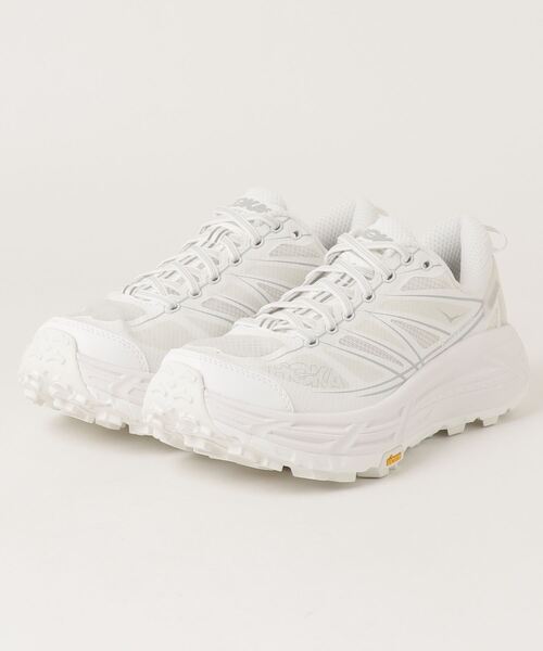 HOKA ONEONE メンズスニーカー（色：ホワイト系）｜シューズ