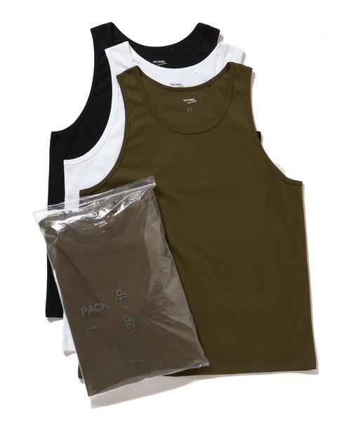 CRIMIE（クライミー） tシャツ TANK TOP 2P + 1P SERVICE 3P PACK