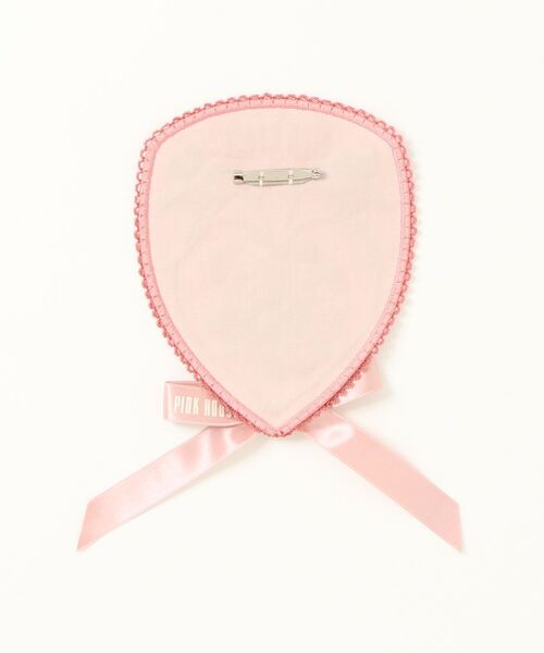 PINK HOUSE ブローチ Rambling Hearts刺繍ワッペン レディース