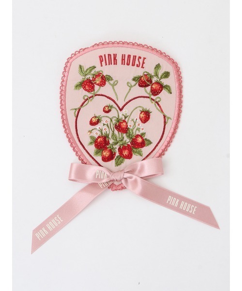 PINK HOUSE ブローチ Rambling Hearts刺繍ワッペン レディース