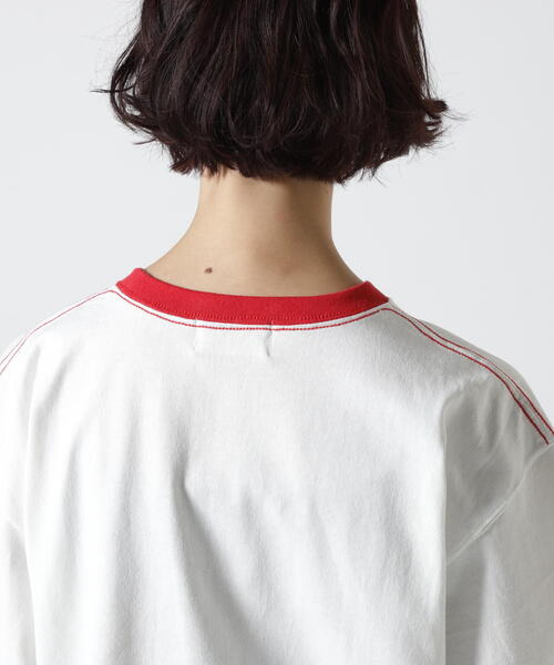 SOGLIA tシャツ SOGLIA/ソリア OPEN END SOLID TEE リンガー