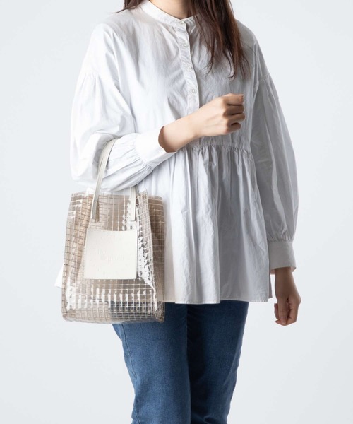☆極美品☆The BagmatiザマグバティPVCトートバッグヌメ革経年